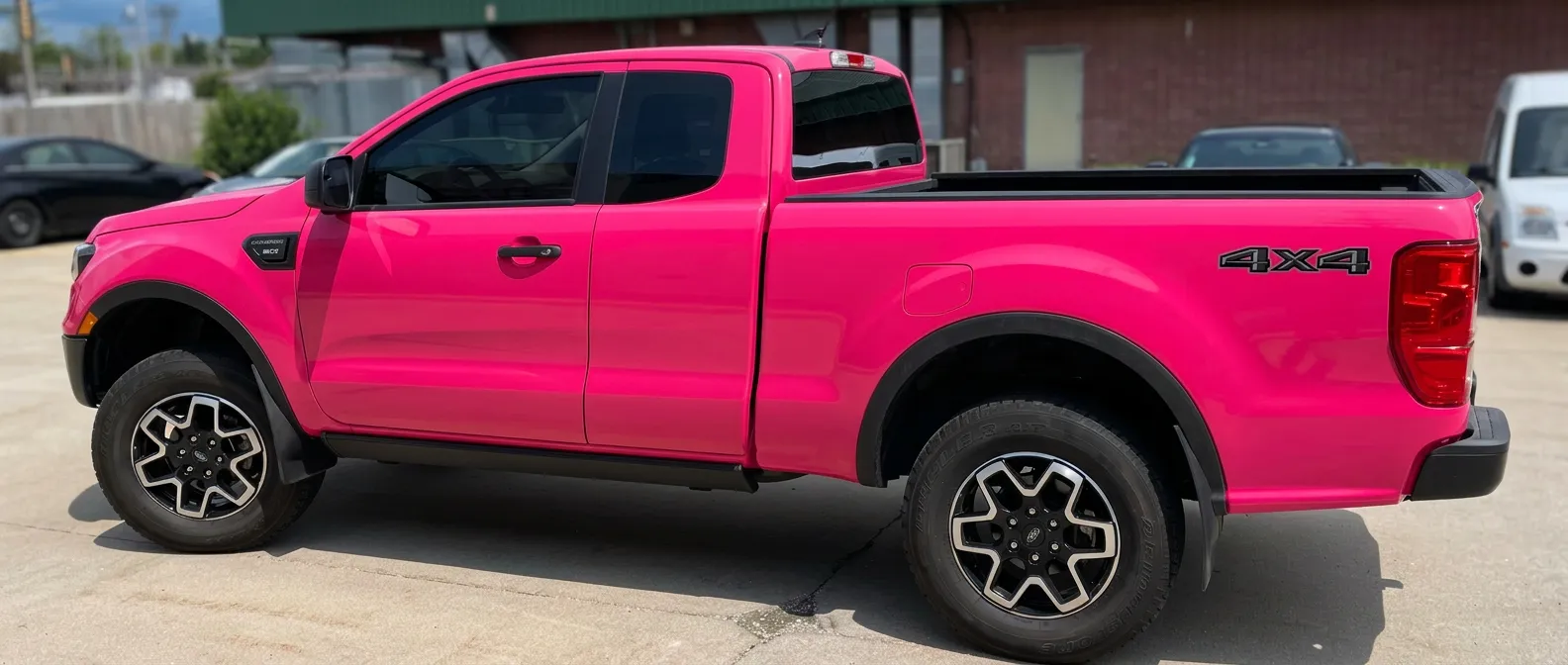 Custom Truck — Partial wrap + graphics